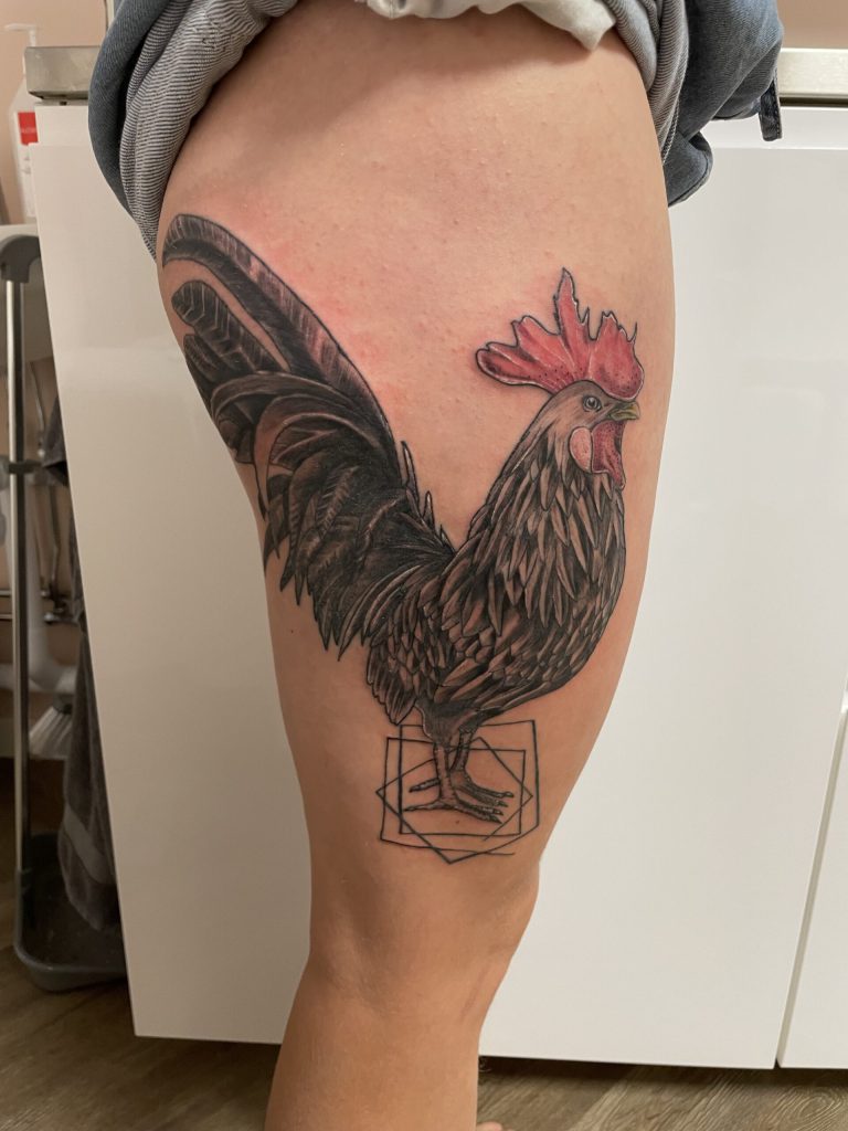 Tatuering gjord på Vallentuna Kliniken i Vallentuna