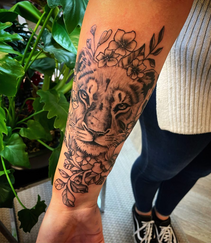 Tatuering gjord på Vallentuna Kliniken i Vallentuna