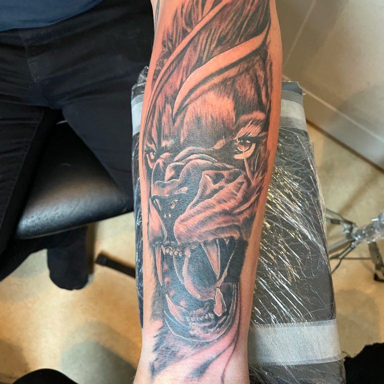 Tatuering gjord på Vallentuna Kliniken i Vallentuna